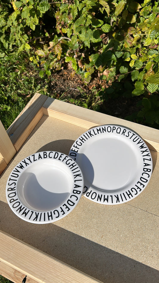 Design Letter - ABC tallerken & skål